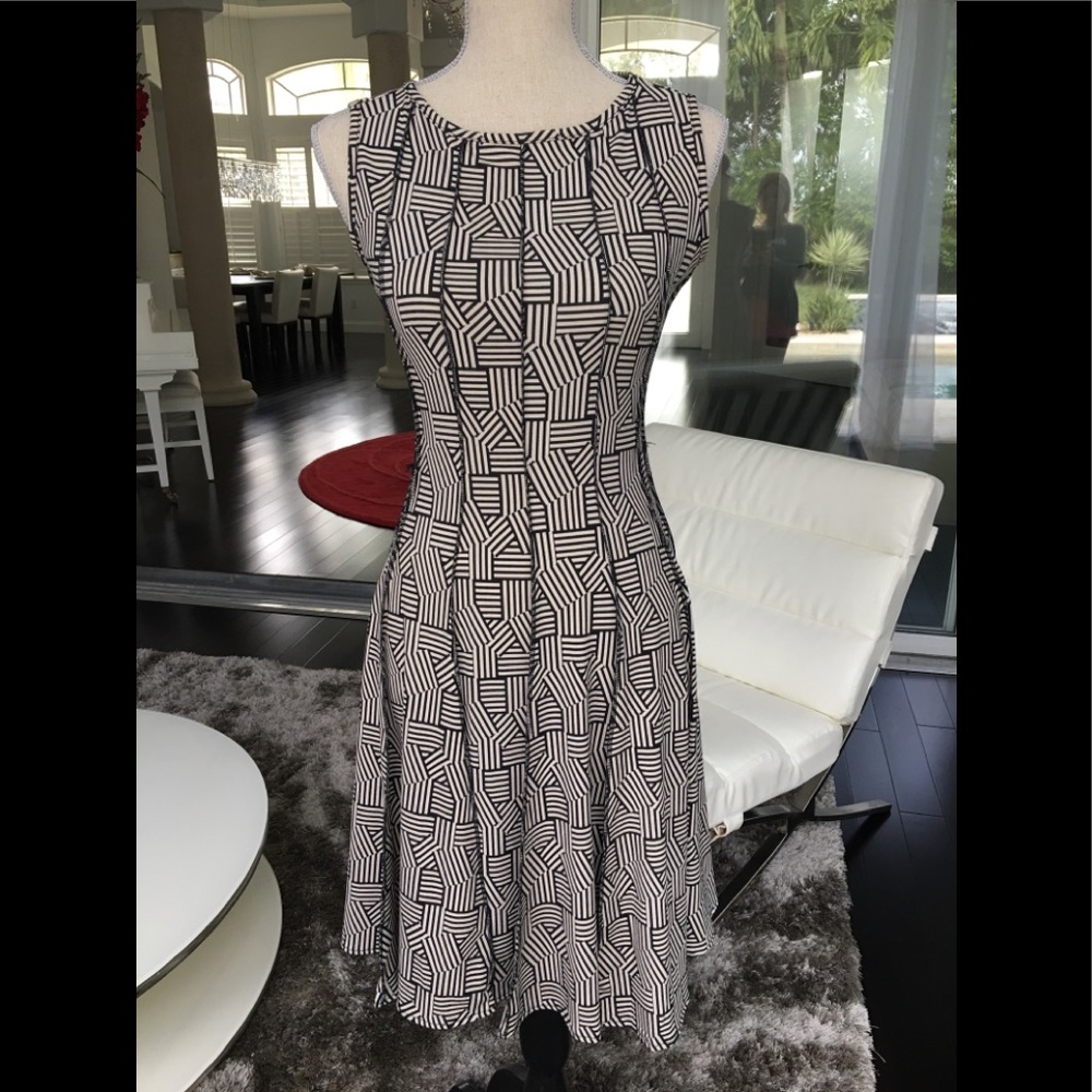 HAANI fit and flare dress